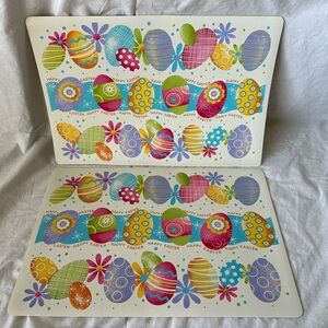 Colorful Vinyl Easter Egg Placemats